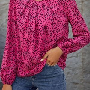 Pink animal print